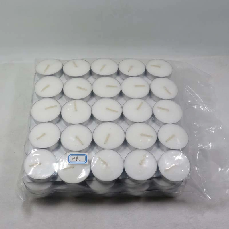 Wholesale/Supplier Paraffin Wax Flameless White Scented 4hrs 8hrs Tealight Candles for Wedding Party