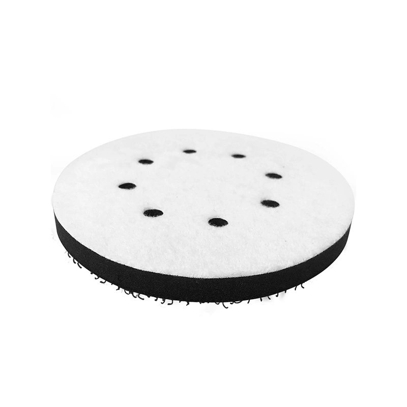 Pneumatic Dry Mill 3 Inch 5 Inch 8 Holes 9 Holes Sponge Buffer Pad 6 Inch Self Adhesive Sandpaper Machine Floppy Disk Sponge Protection Pad