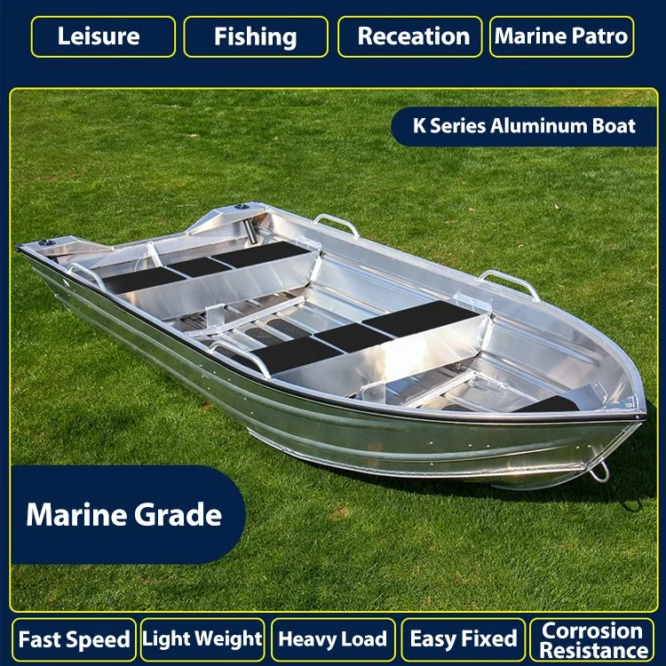 Kinocean Marine Grade Aluminum Vee Bottom Fishing Boat