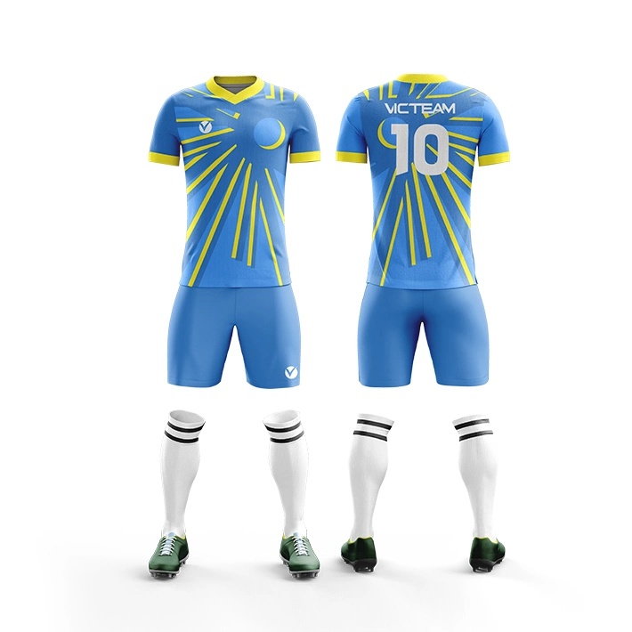 Dri-Fit Polyester Soccer Jersey uniforme pour les adultes
