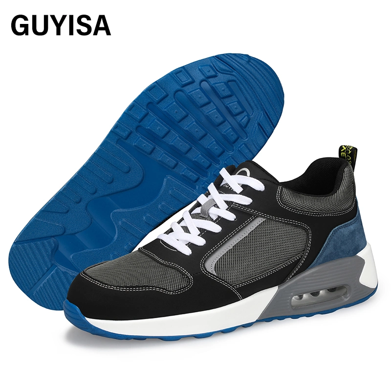 Guyisa China Safety Shoes Factory Direct Sale Легкая подметка из полиуретана Стальные предохранительные башмаки