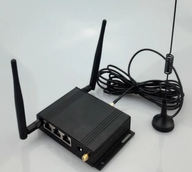 Ruta de la industria de WiFi con RS232 RJ45 Ranura para tarjeta SIM para el coche/Bus