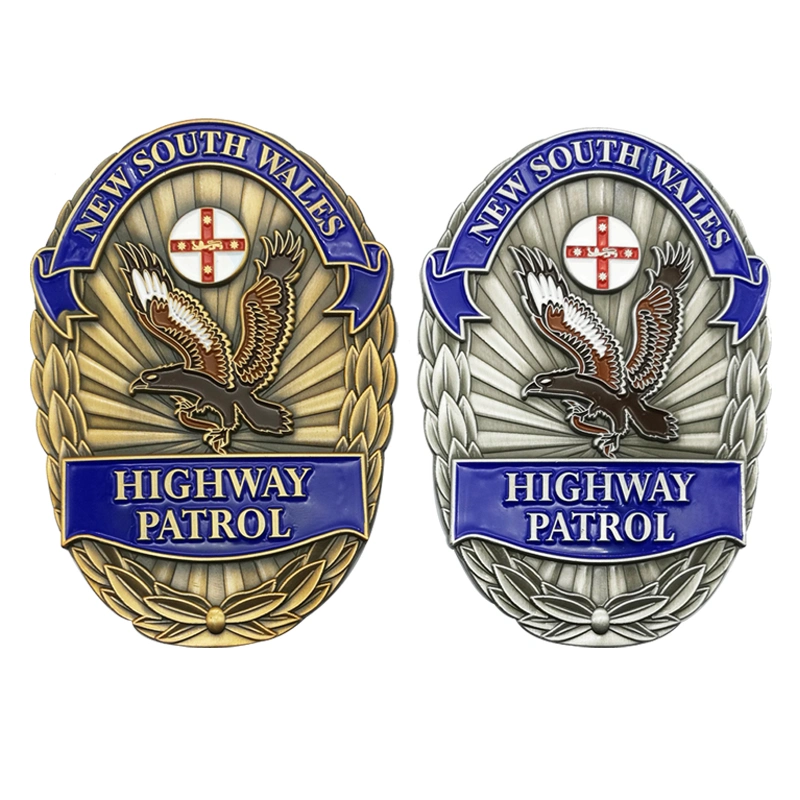 Promotional Items Factory Lapel Pin Enamel Metal Custom Security Police Badges