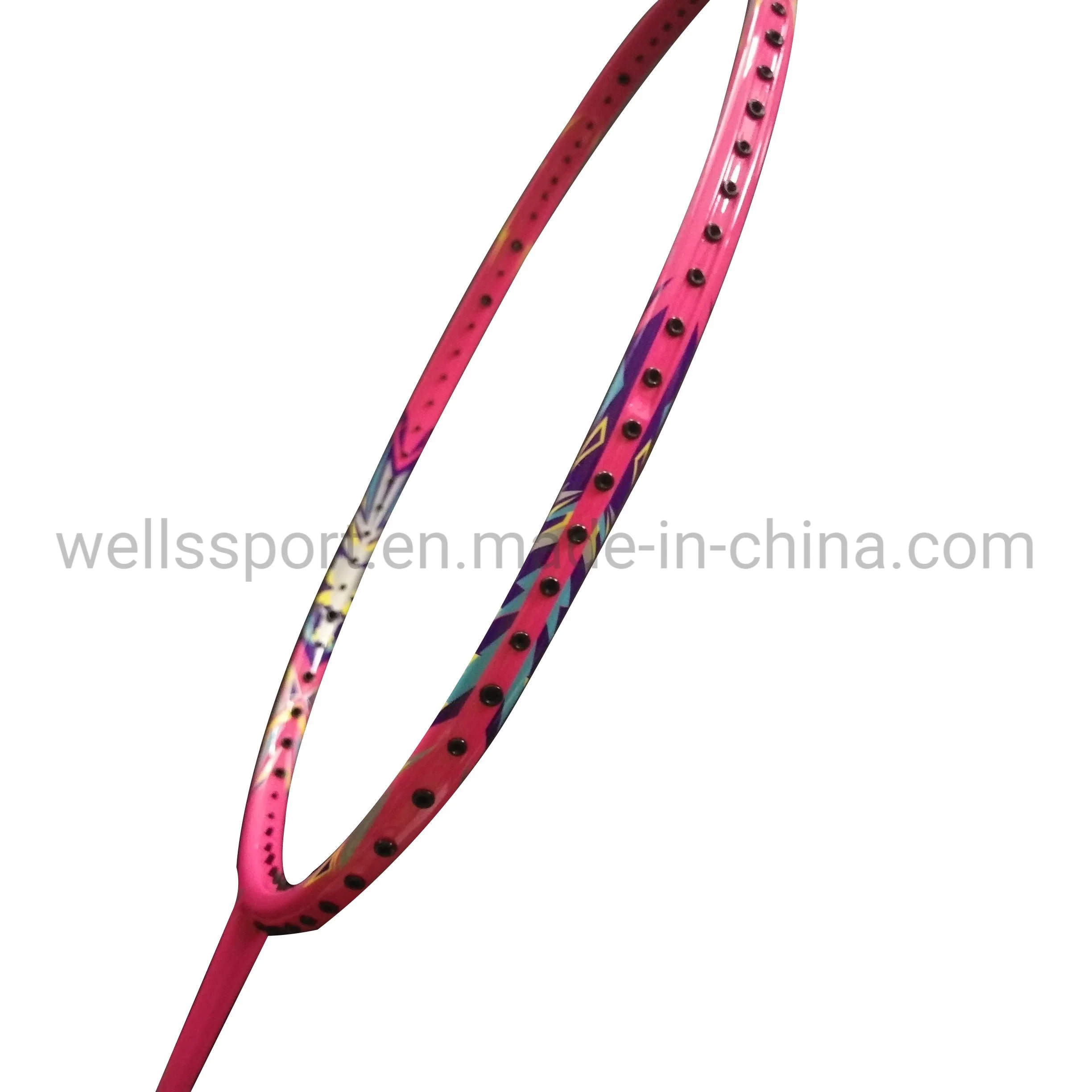 Factory OEM Half Carbon Badminton Racket Badminton Racquet