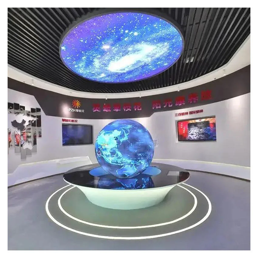 P3 Indoor Full Color Custom Ball Video Round Flexible Spherical LED Display