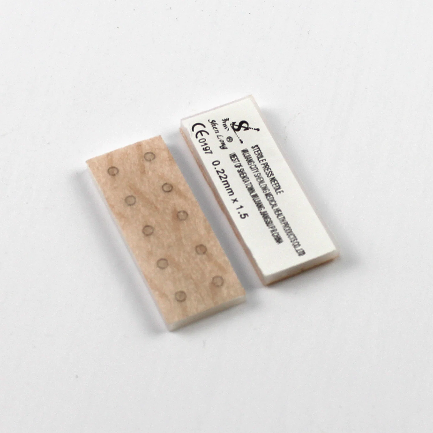 0.22X1.5mm Sealed Press Needle with Double Brown Surgical Plaster (A-20D)