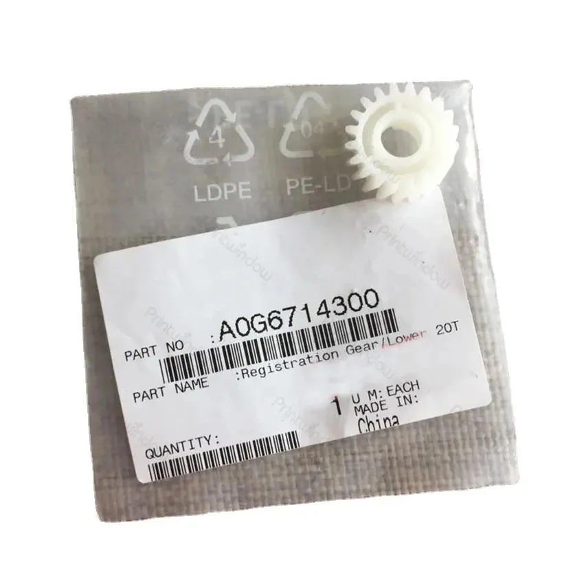 A0g6714300 Registration Gear/Lower 20t para Konica Minolta bizhub 1200P 1200 1051 951 1250 1052 1250p