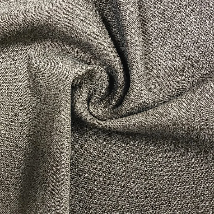 Full Elastic Recycle Polyester Lyocell Rayon Acetate Wool Linen Blend Fabric for Garments Use