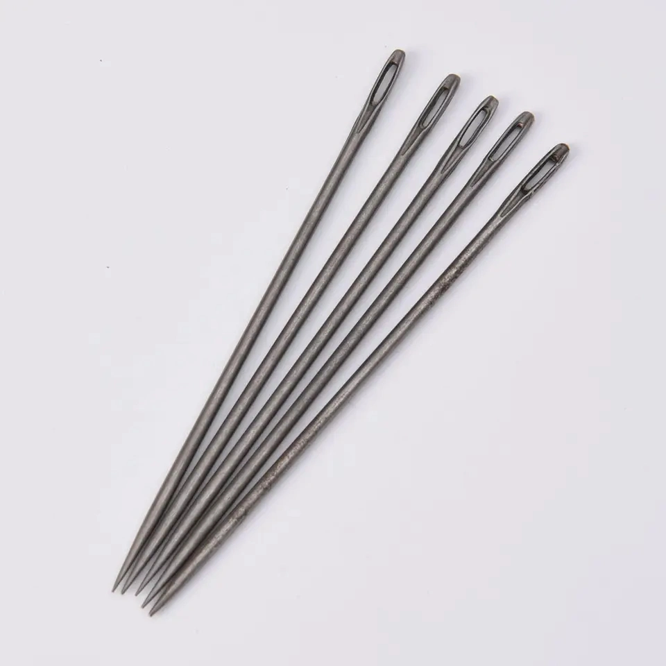 Home Sewing Machine Needles Ball Point Head Silver Steel Needles Sewing Machines Part