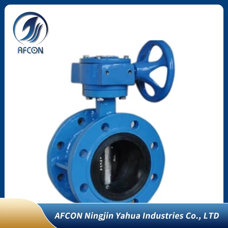 Gearbox Switch Box Double Acting Actuator Soft Seat Wafer or Flanged Butterfly Valve