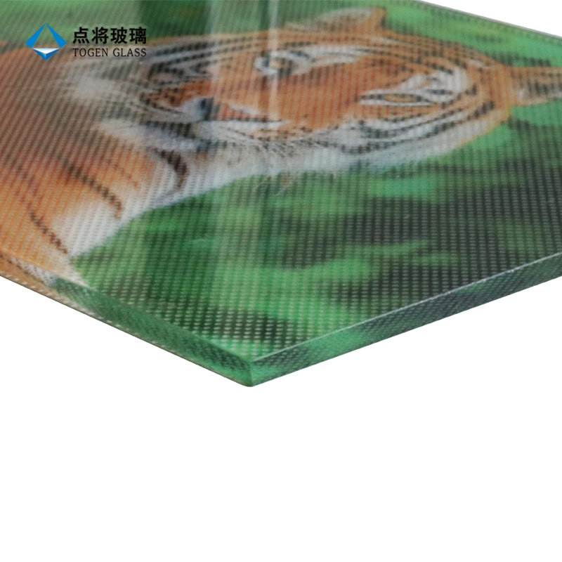 Togen Modern Design Decorative Tempered Digital Glass Printing