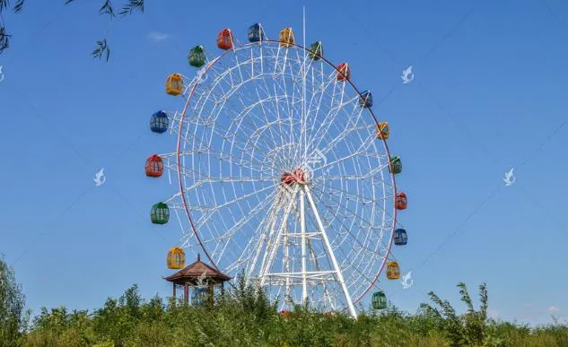 Atracción Amusement Ride 80 metros Giant Ferris Wheel para exterior Parque de atracciones