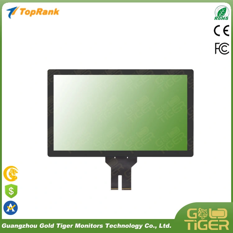 New Design High Quality Wide 22 Inch Infrared USB Touch Screen LCD Monitor with Black Metal Framing for Advertisement