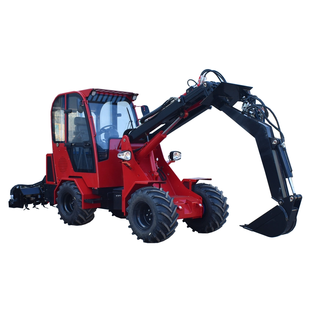 Olive Harvester Multione Telescopic Loader with Tree Shaker Collecting Bucket