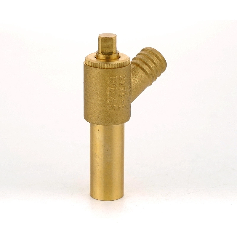 15mm Connection Brass Drain Shut Cock Valve for Water Systems