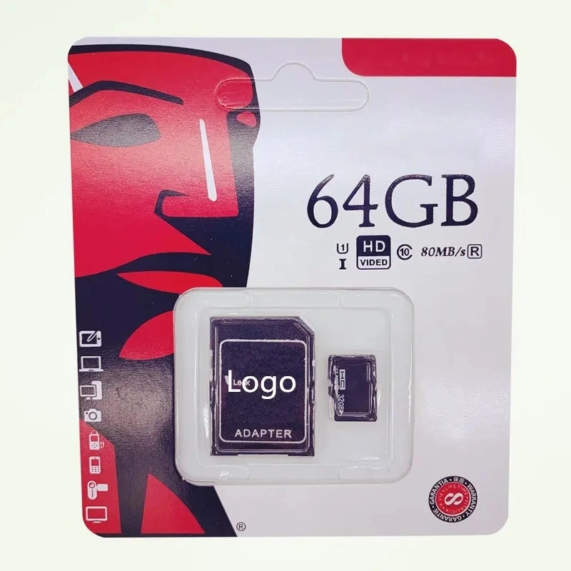 Cartão de memória Fast Speed TF de 64 GB e 128 GB para cartão de memória SD