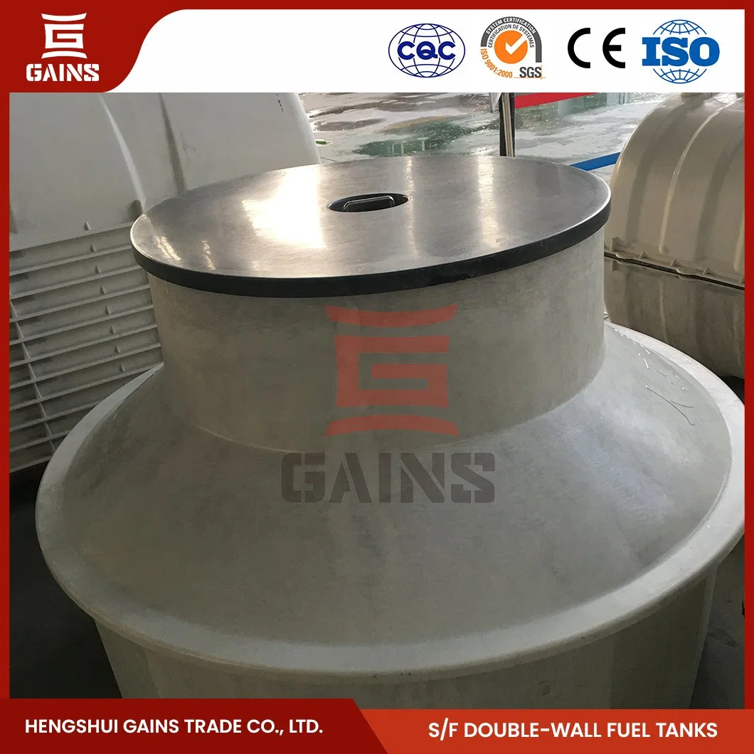 Ganancias 100 Gallon Doble pared tanque de combustible Fabricante China Doble Tanques de almacenamiento de aceite de pared