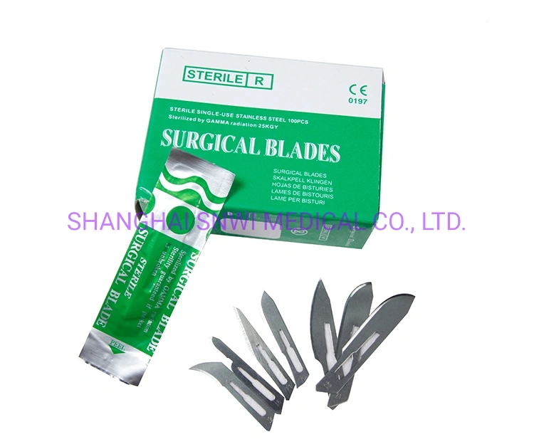 CE&ISO Certificate Disposables Medical Supply Sterile Carbon Steel Stainless Steel Surgical Blade