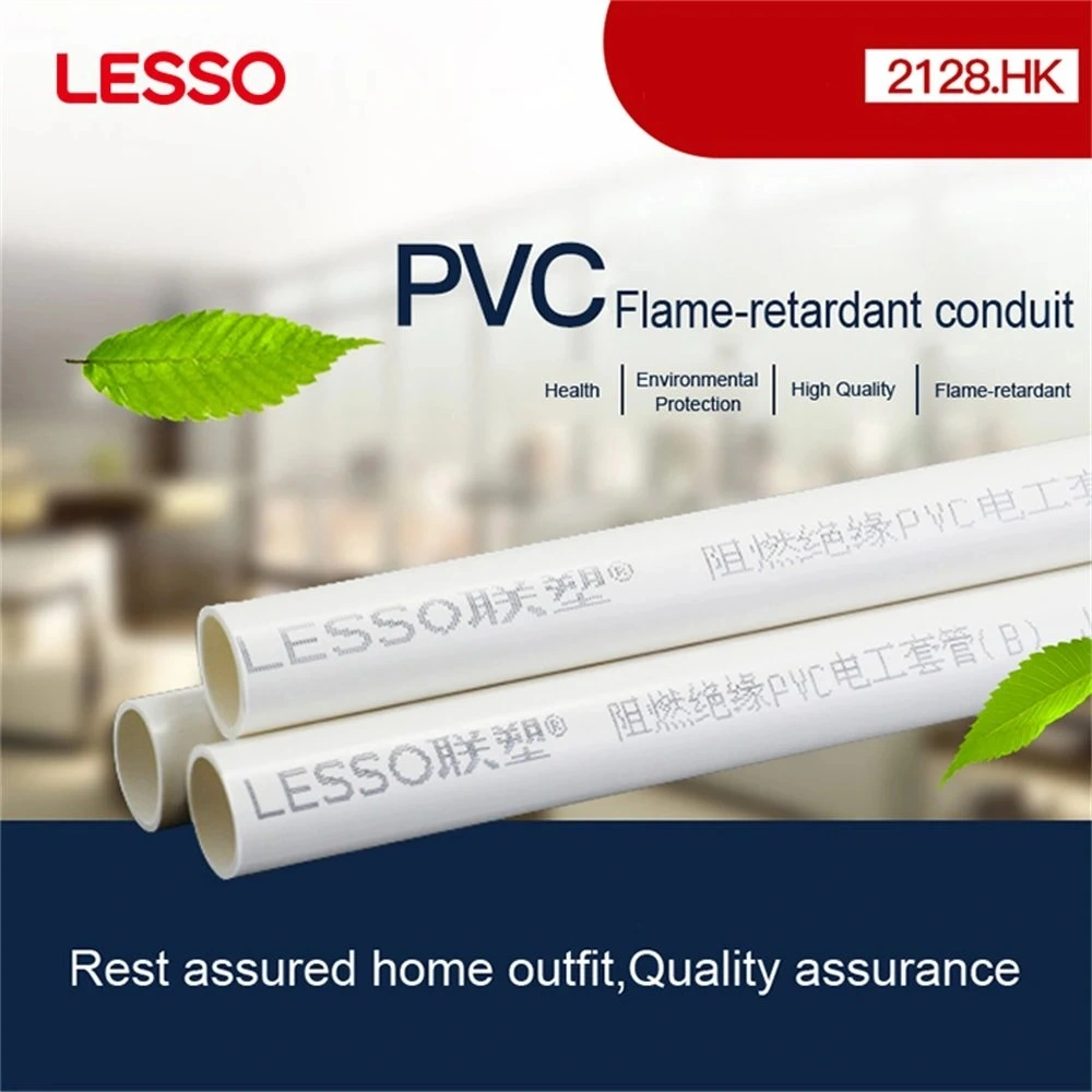 Tubo de conduta elétrica PVC de 20 mm, 4 polegadas, conduta elétrica Cabos Conduit tamanhos cabos cabos flexíveis alta qualidade Conduit impermeáveis