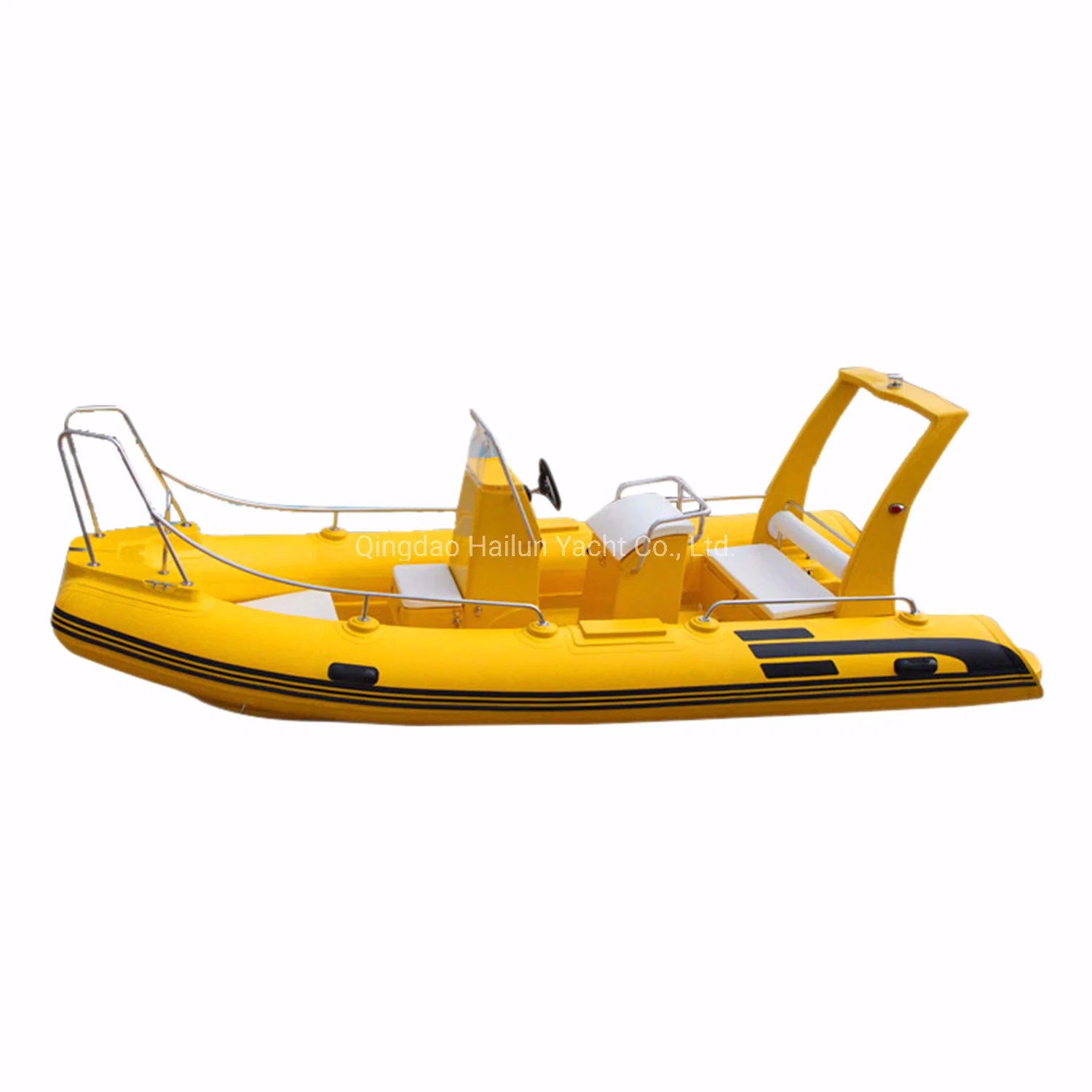 Motor fueraborda Rib-520 Embarcadero inflable/FRP/Sport/Pesca/Remar/Fibreglass Boat in China Rib Tube Barcos de crucero