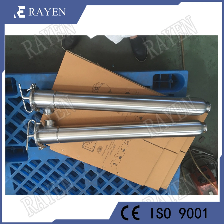 Stainless Steel Air Steam Gas Vent Filter Magnetic Lenticular Cartridge Y Strainer Double Pipe Tube Inline Filter Housing