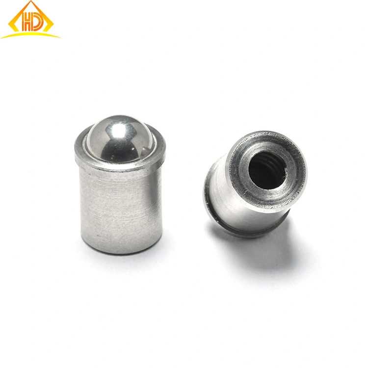 A2 A4 Stainless Steel High-Torque Ball Point Loaded with Flanged Head Press Fit Ball Plungers