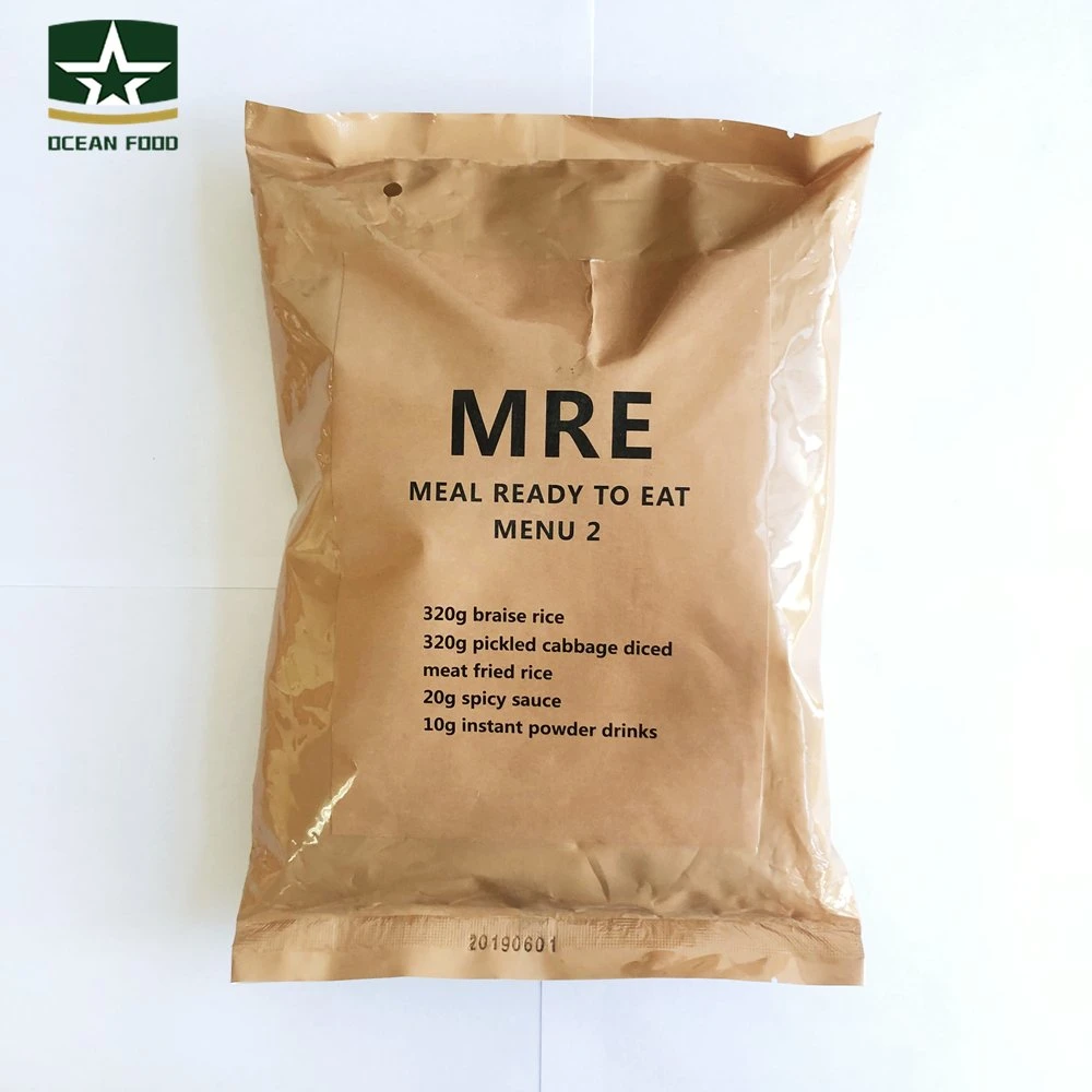 Wholesale/Supplier Instant Military Self Heating Spicy Sauce Rations Mre Rice Food