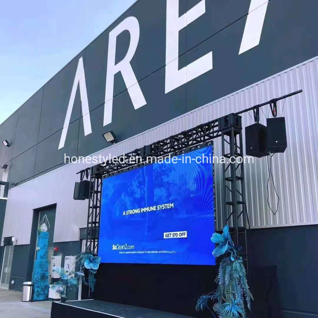 Prix d'usine SMD Armoire étanche Affichage LED P6 Écran LED extérieur RVB Panneau d'affichage LED publicitaire