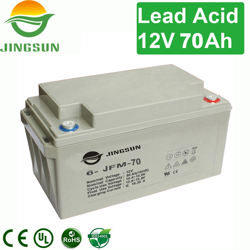 Copper Terminal Longer Cycle Life Convexnient for Installation Grey/Black/Red 6-Gfm-200ah Lead Acid Battery