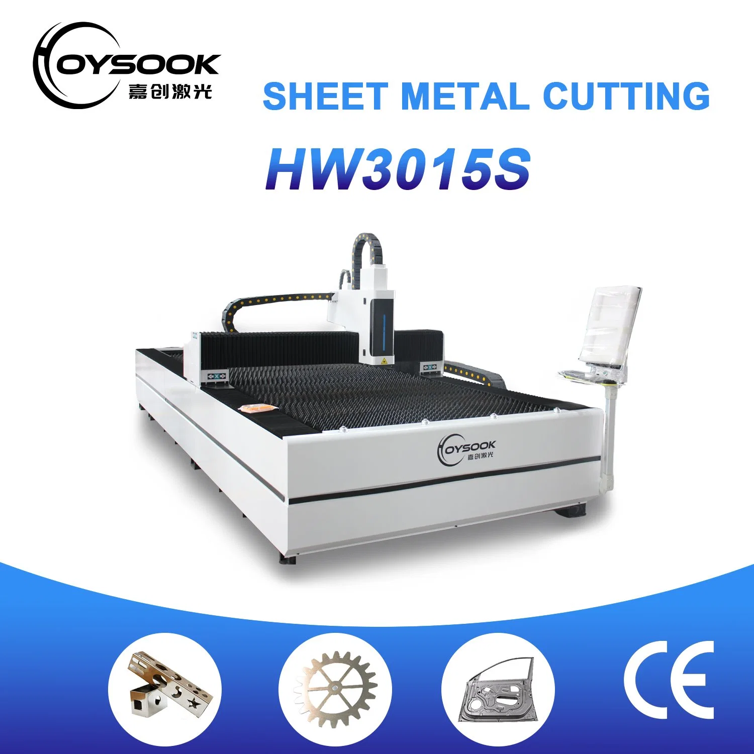 Metal Sheet/Stainless Steel/Carbon Plates/Aluminum/Fiber Laser Cutter/CNC Laser Cutting Machine