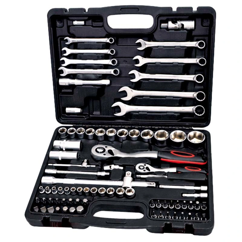 Tomac 108PCS 1/4" &amp; 1/2" Multifunktionsschlüssel-Reparaturwerkbenset