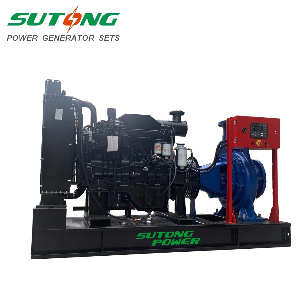 High Pressure 250HP Centrifugal Pumps Price Diesel Engine Water Pump Unit Horizontal End Suction Water Pump Farm Irrigation