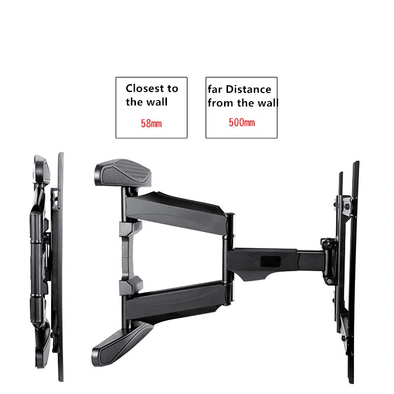 Double Arm Wall TV Support, Swing LCD Display Support