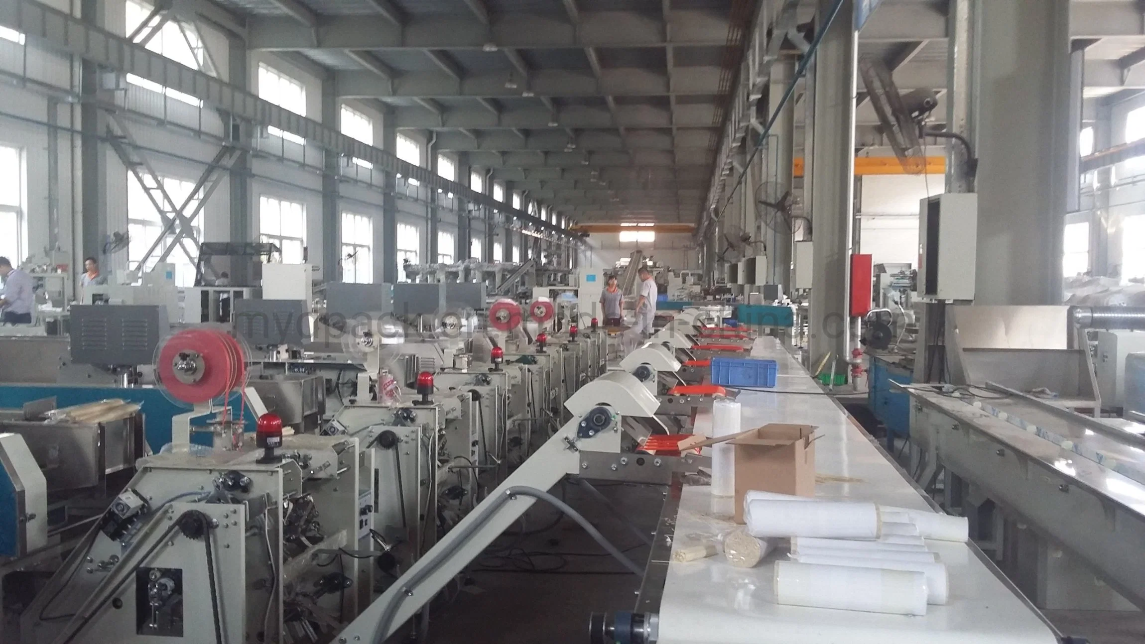 Automatic Food Noodle Pasta Rice Noodles Packing Machine Wrapping Machine Packaging Machine with 8 Weighing Bundling Machines