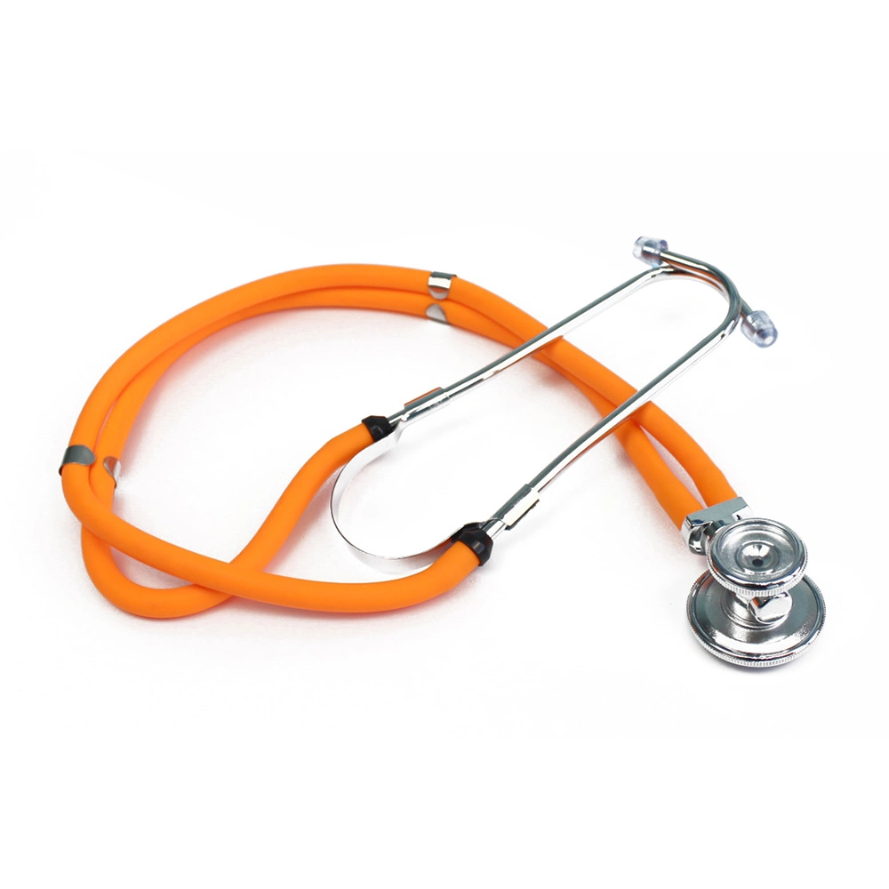 Orange Premium Dual Head Rose Gold Pink Best Ultrasonic Stethoscope