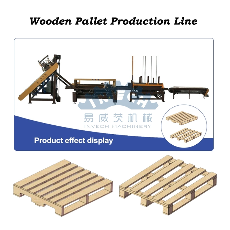 EU/Block Wood Pallet Nailer with Complete Line