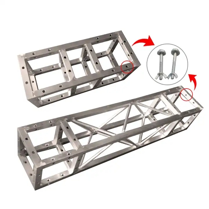 High quality/High cost performance Aluminum Extrusion Square Bolt Truss System for Advertisement