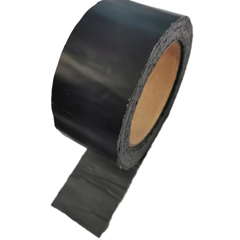 Stop Leak Tape Self Adhesive Black Aluminium Foil Polymer Rubber Waterproof Bandage