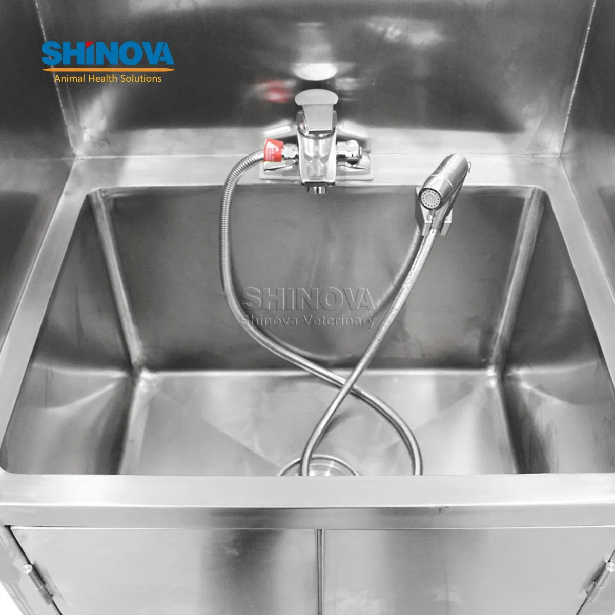 Customized Commercial Hand Sink 304 Stainless Steel Washing Sink for Cage Tray