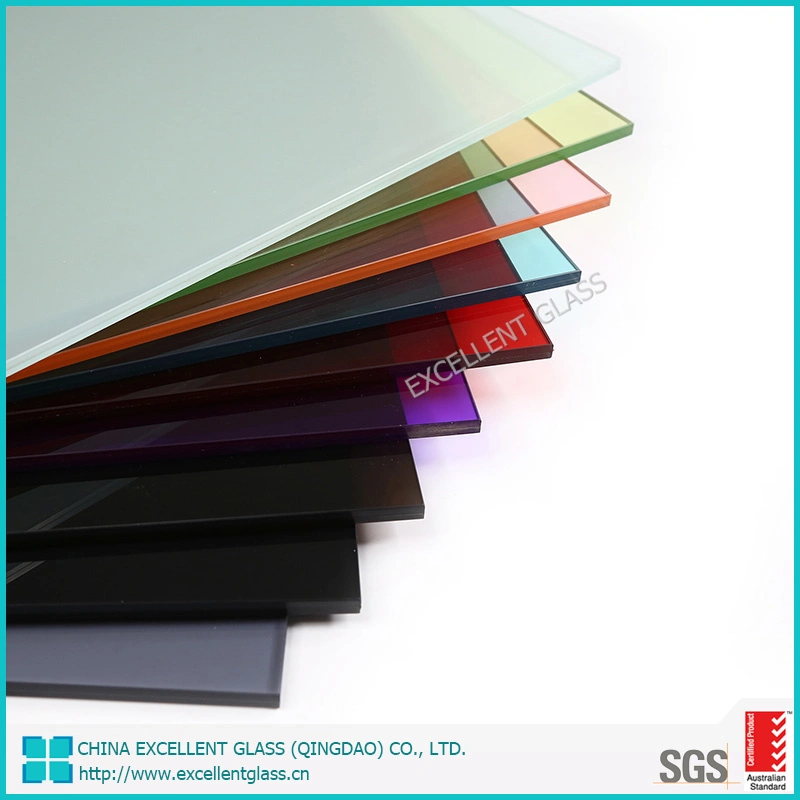 6.38~12.76m Clear/Milk/White/Tempered /Toughened/Low E Decorative Laminated Glass, Building Glass, Mirror