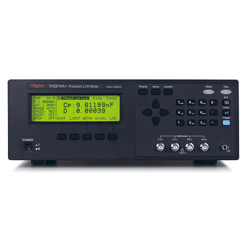 Th2816A+ Lcr Meter 50Hz to 200kHz Over 12, 000 Frequency Points Resistance Meter