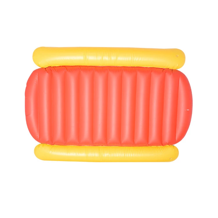 Flotteur de piscine personnalisé Hot Dog, radeau flottant gonflable pour piscine, matelas gonflable Lilo.