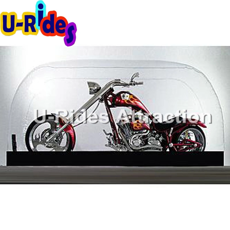 Wholesale/Supplier inflatable garage ultimate bike shield folding bubble transparent PVC inflatable motorcycle tent cover