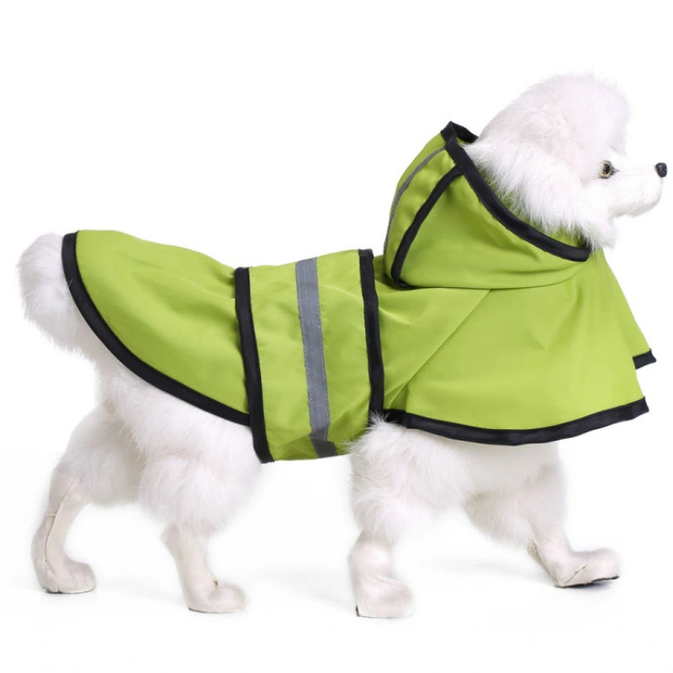 Hanyang Fashion Waterproof Pet Dog Rain Coat Dog Rain Jacket with Hood for Small Dogs