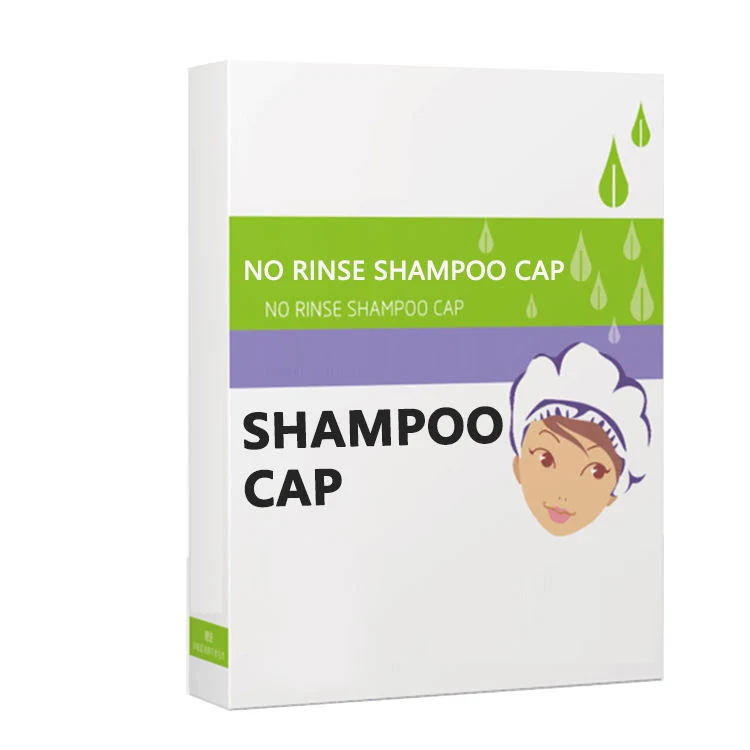 Disposable Hypoallergenic No Water Rinse Free Shampoo Cap Microwaveable Shower Cap