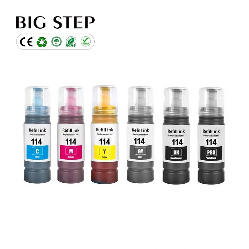 Factory Direct Sales Ink 114 E114 Ecotank Ink Dye Ink for Epson Printer