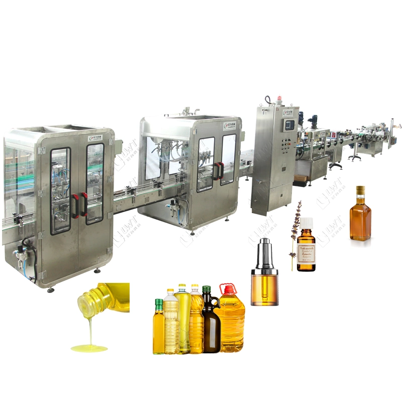 CE Certification Bottle Liquid Vegetable Oil Filling Machine and Capping Machine