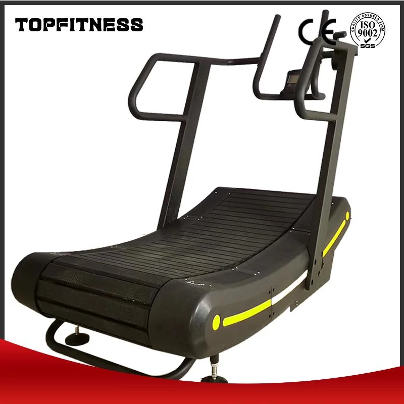 New Model Commercial No Power Curved Treadmill/Unfolding Commercial Treadmill/Cheap Commercial Home Use Fitness Equipment/