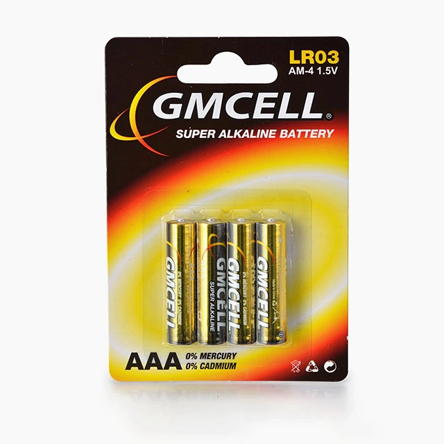 Beliebte LR6 AA AM3 1,5V Alkali-Trockenbatterie mit MSDS