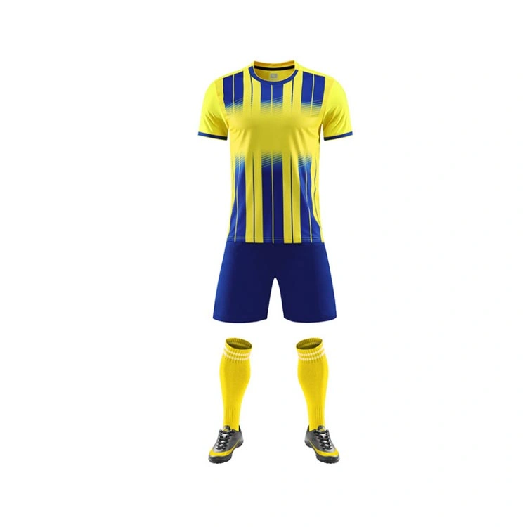 Guangzhou Wholesale/Supplier Sports Clothes Wholesale/Supplier Soccer Uniform Set Kids Mens Sports Wear Blank Retro Soccer Jersey Soccer Wear